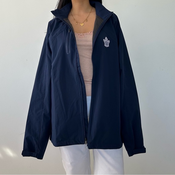 Navy Toronto Maple Leafs Insignia Jacket - X-Large - Picture 2 of 5